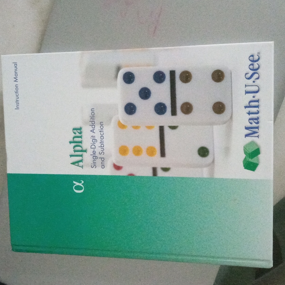Book Math u see instruction Manual Alpha